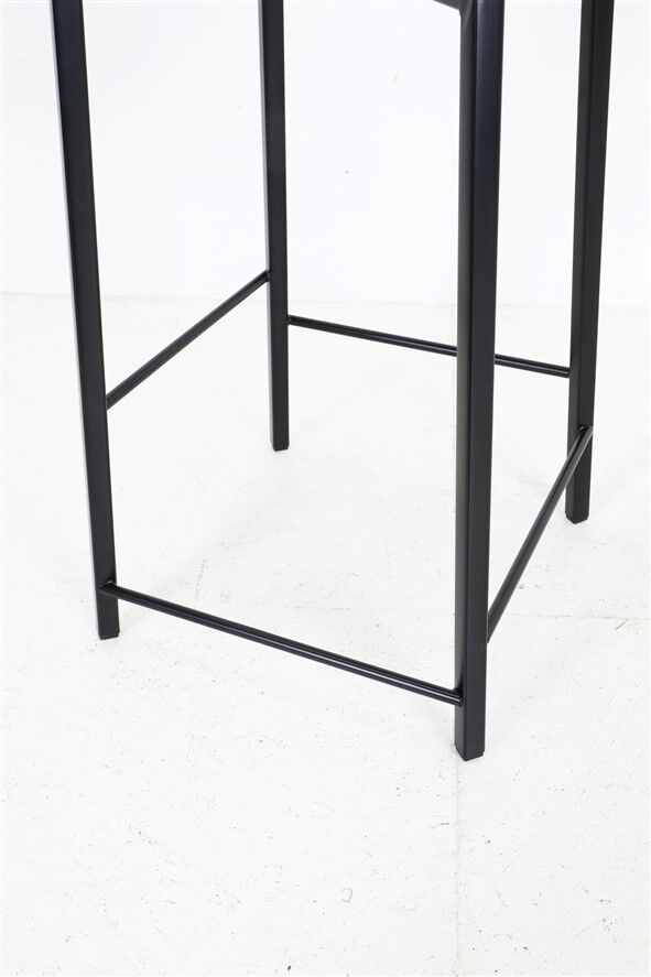 Extraordinary Danish workshop stool / fully restored / teak / steel / mid-century modern design / industrial / 1960s