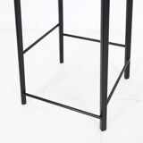 Extraordinary Danish workshop stool / fully restored / teak / steel / mid-century modern design / industrial / 1960s