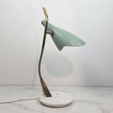 Table Lamp With Marble Foot by Oscar Torlasco, Italy 1955