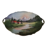 Limoges wall decoration dish early 20th century