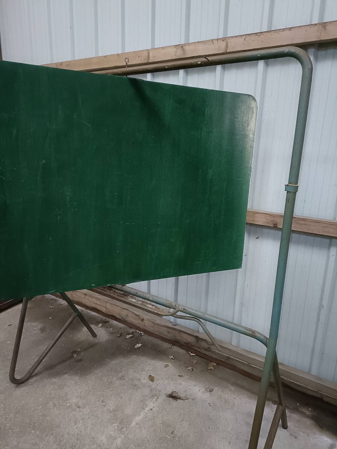 School blackboard from the 50s, rotating blackboard