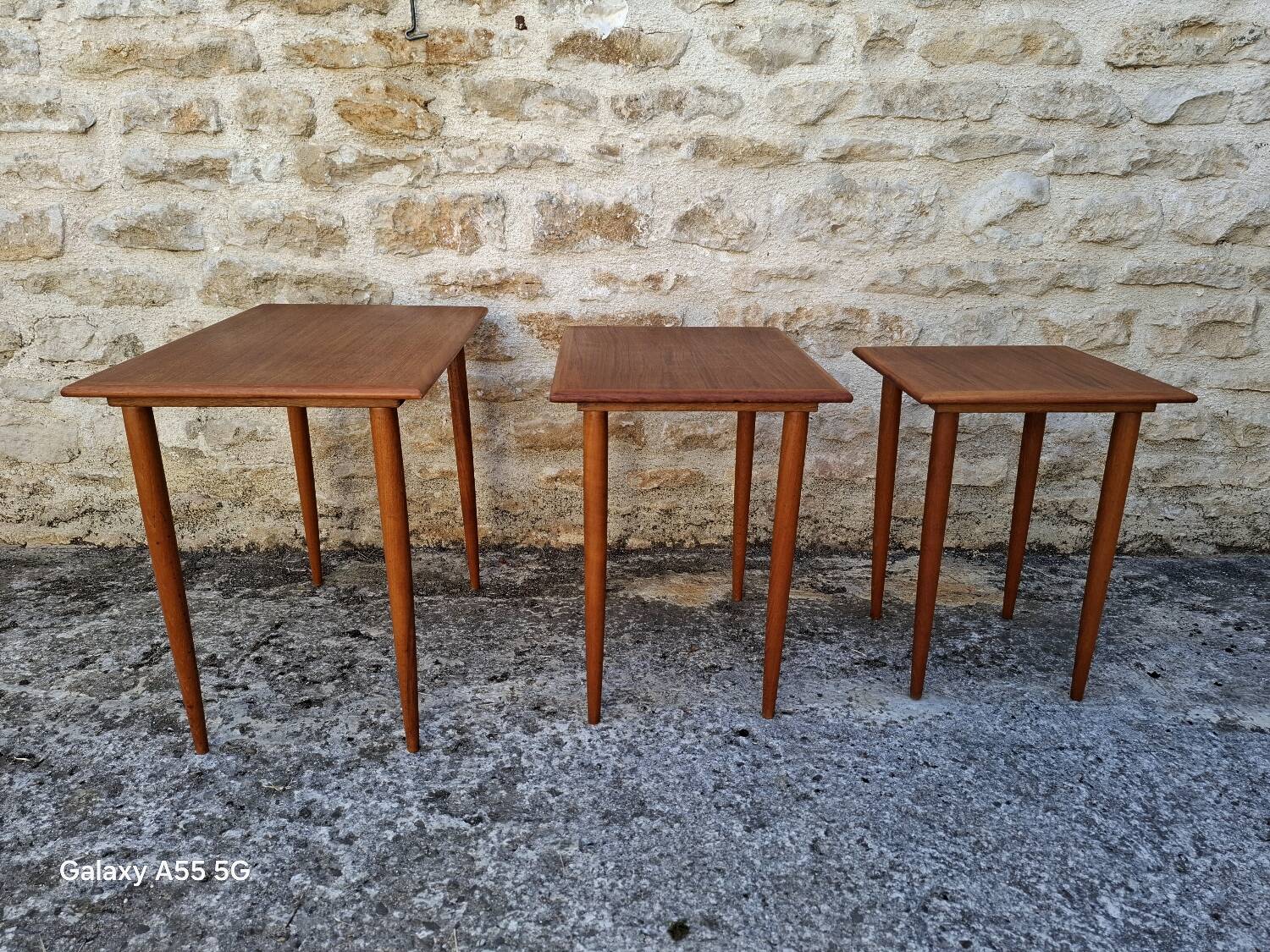 Scandinavian nesting tables