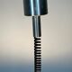 Vintage chandelier 70'S in chrome stainless steel 4 extendable lights
