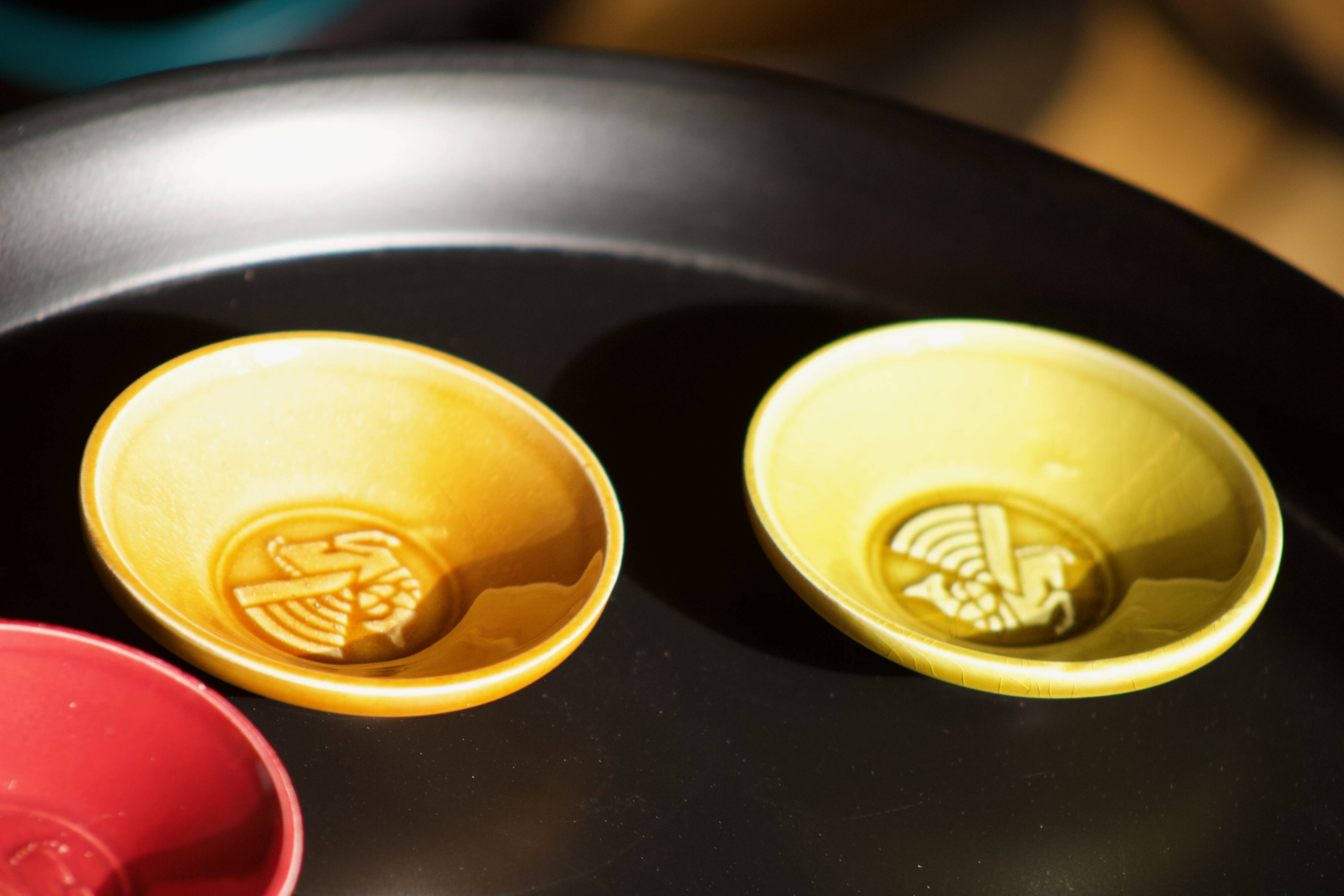 Air France : Old ashtrays / pocket drains / advertising cups in porcelain 1950's