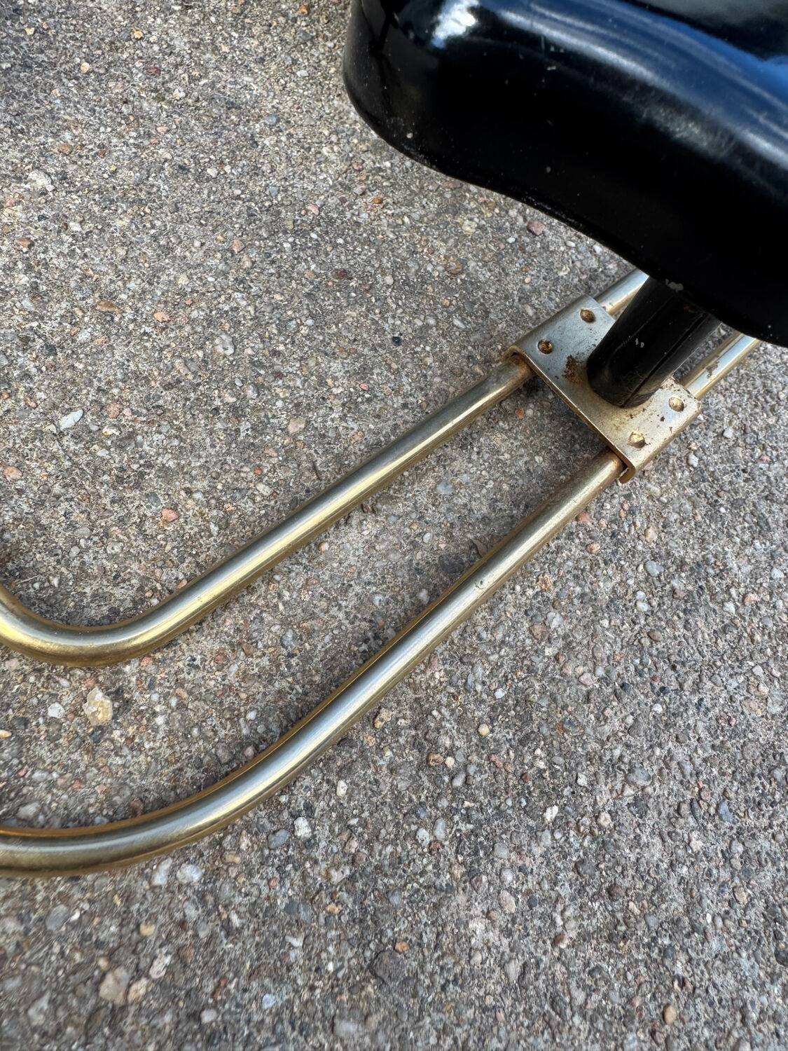 Wall-mounted coat rack mirror from the 1960s.