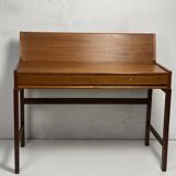 Scandinavian desk with extendable system in teak, 1960.