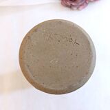 Handcrafted ceramic candle holder signed Blanot vintage France