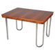 Bauhaus Oak Foling Table by J. Halabala for UP Zavody, Czech, 1930s