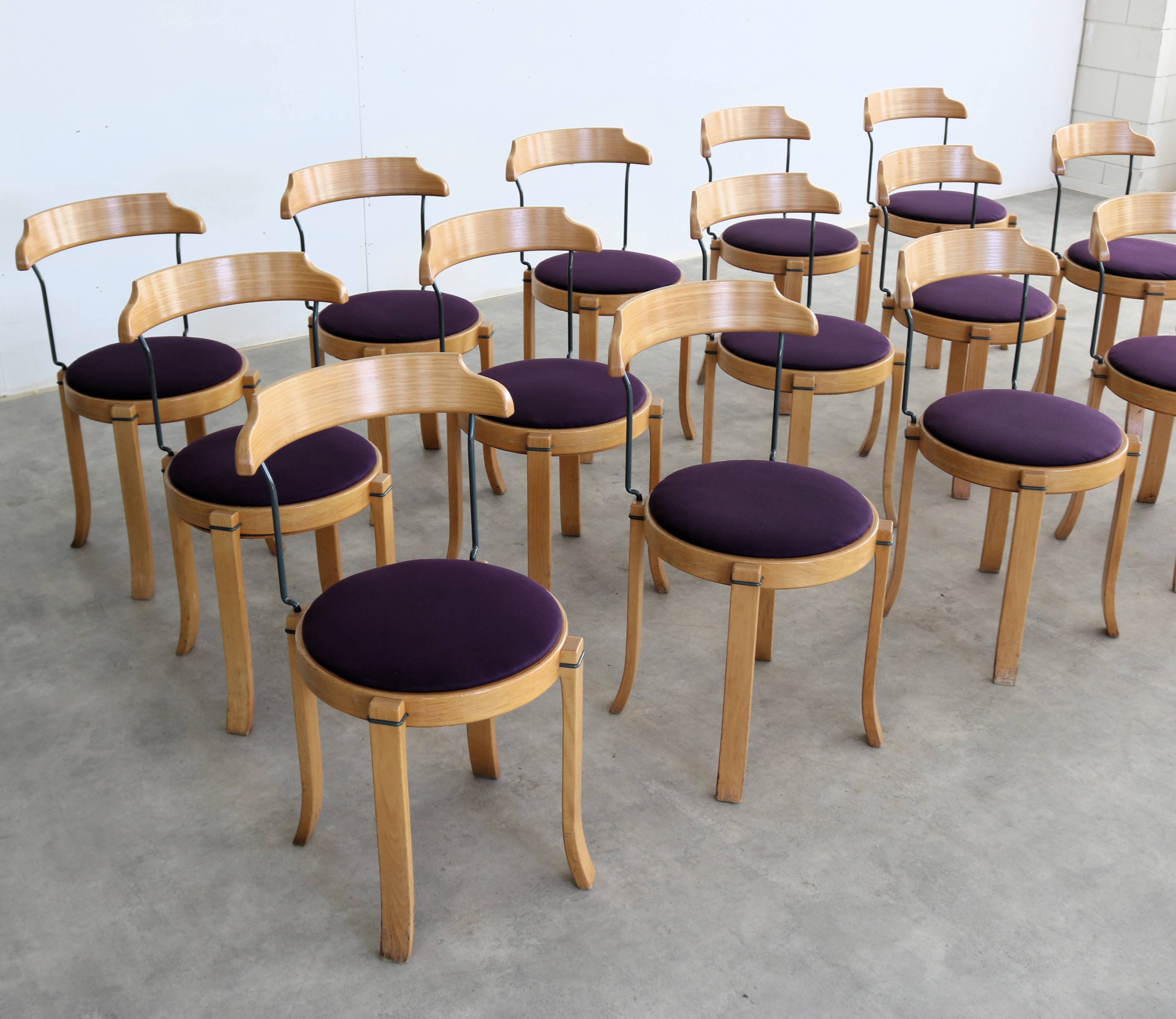 set of 10 vintage chairs | dining chairs | 1970s | Denmark