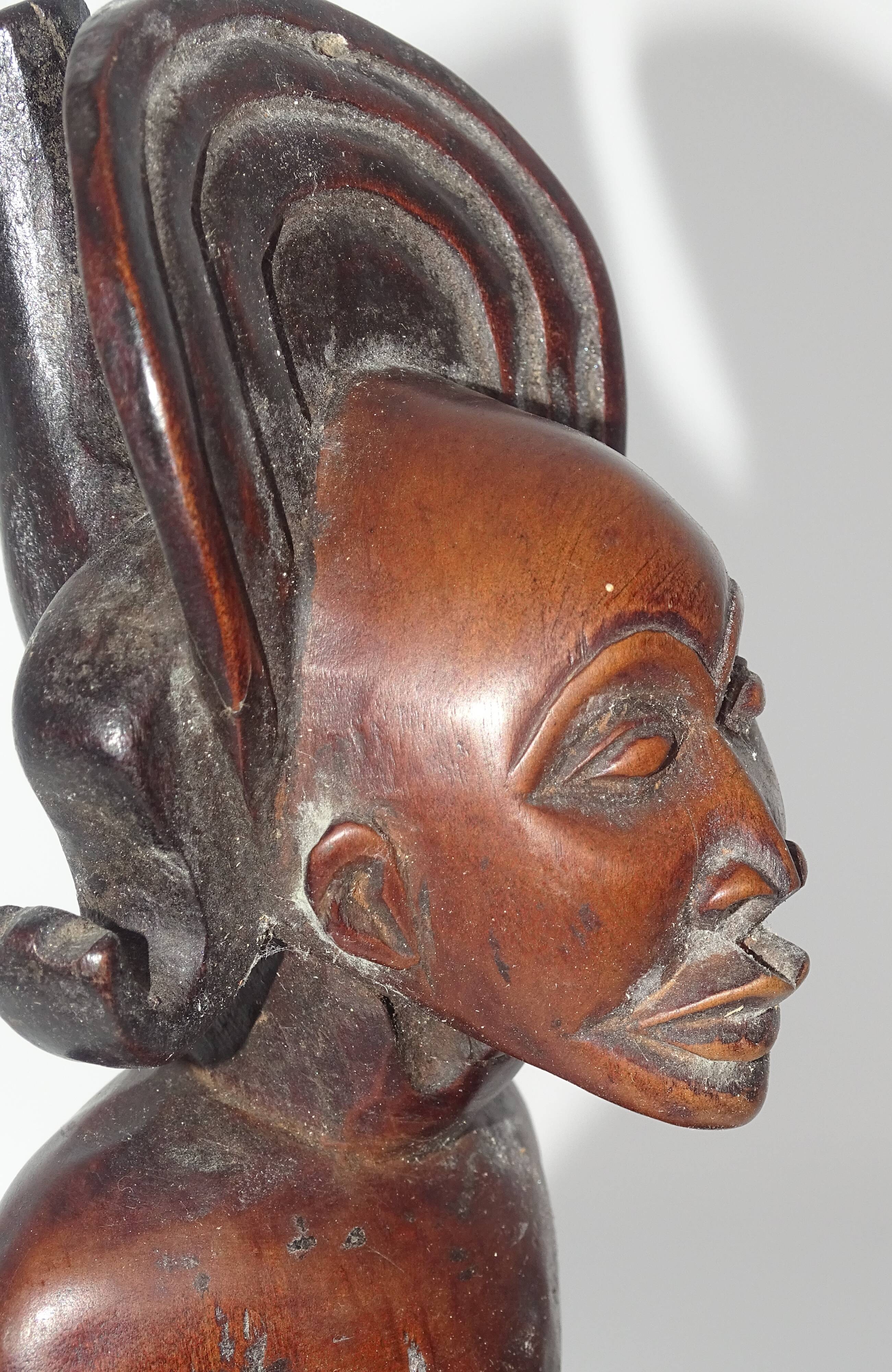 Chokwe / Tshokwe statue, DRC, Collection of Doctor Jean Redor