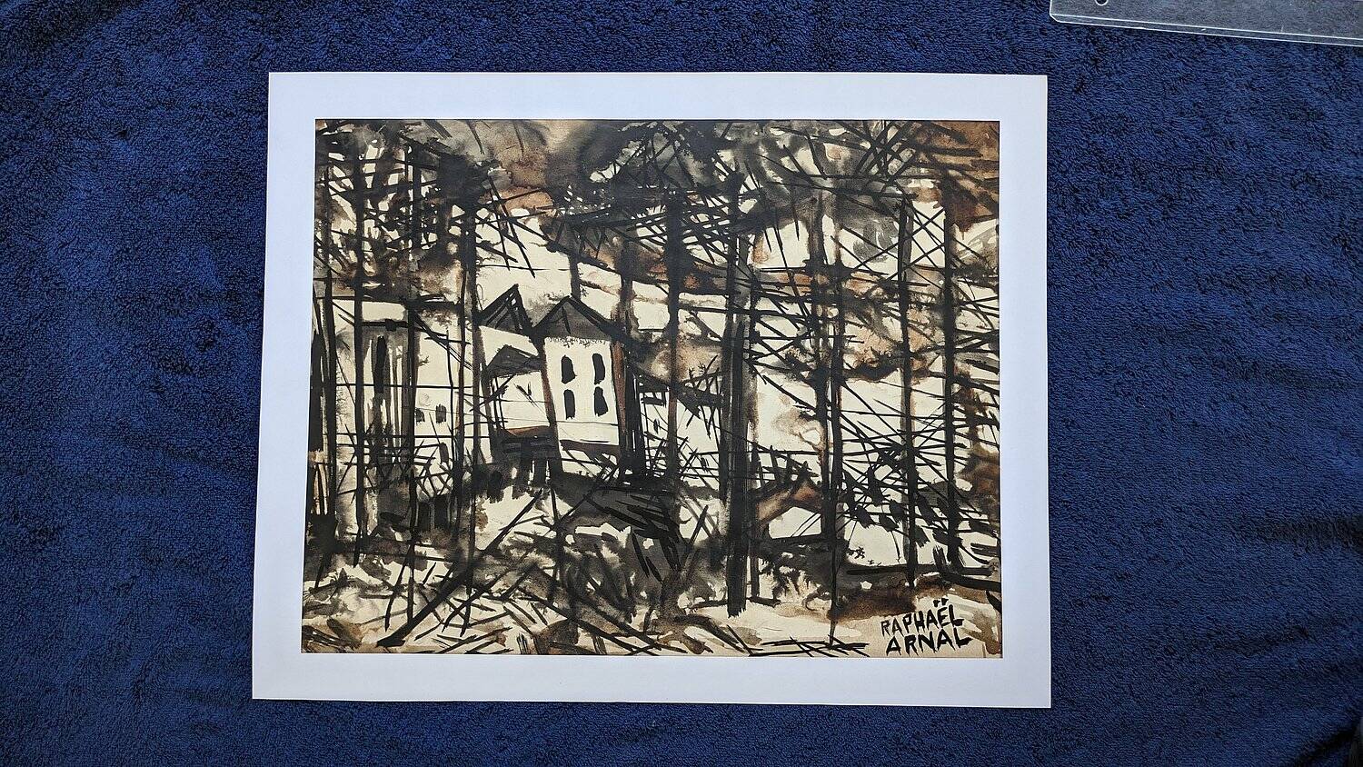 Tableau, lais d'encre - Raphaël Arnal
