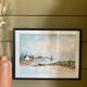 Aquarelle paysage de Bretagne