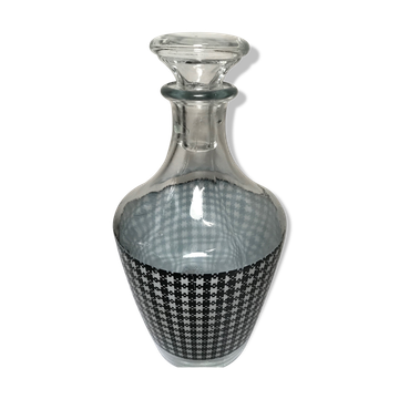 Carafe vintage pied de poule