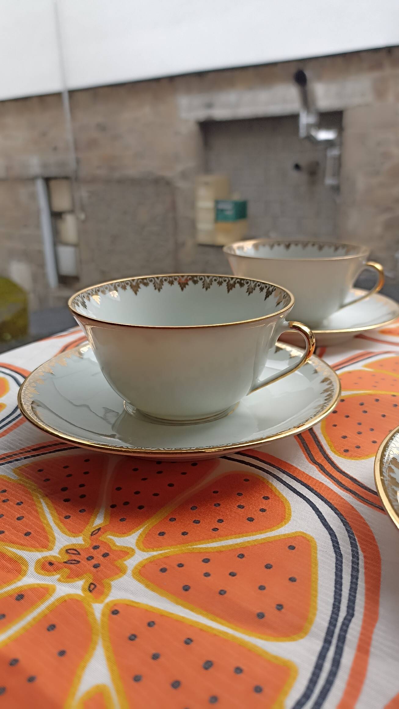 set of 6 Malbec and Treillard Frères cups from the 1950s