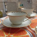 set of 6 Malbec and Treillard Frères cups from the 1950s