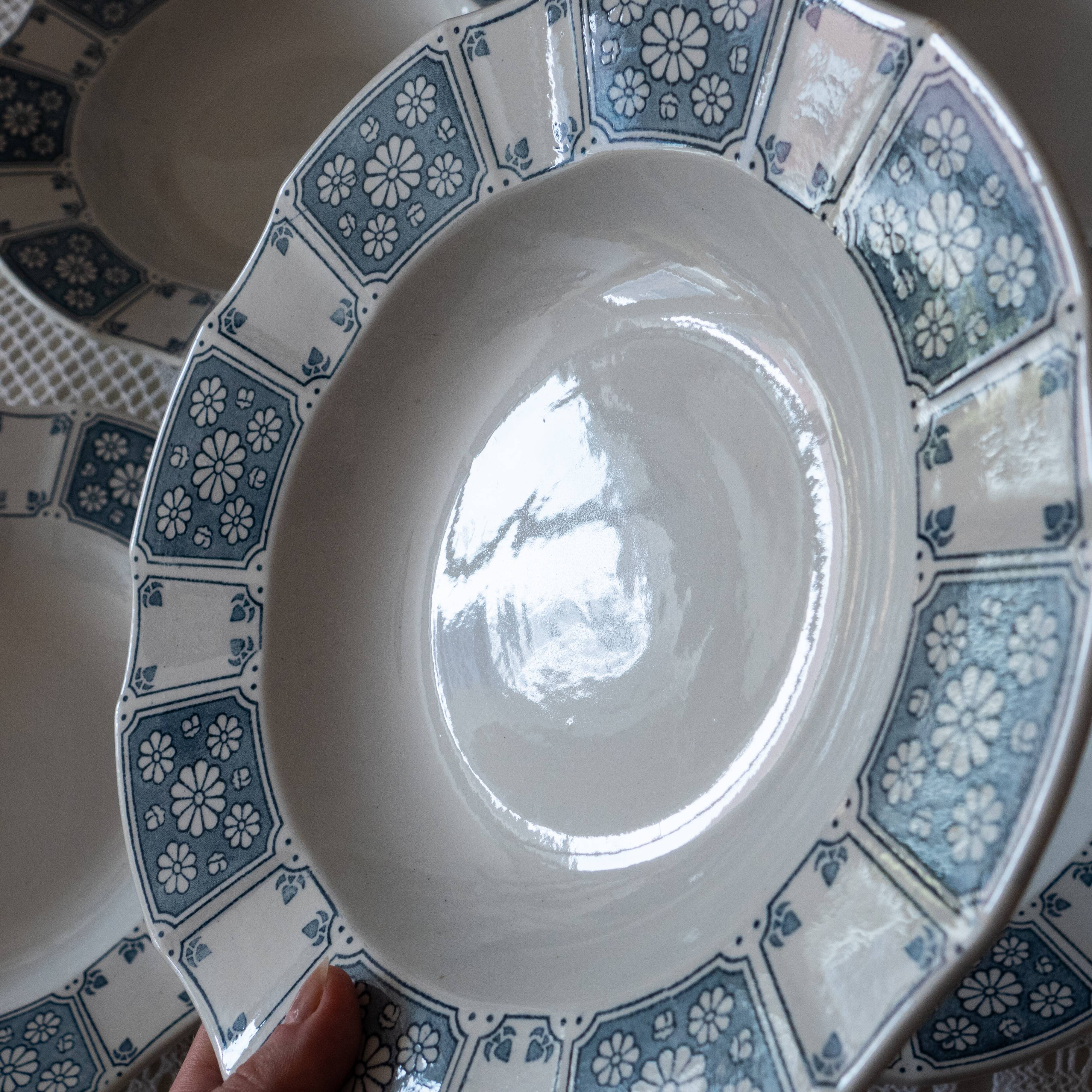 6 grandes assiettes Villeroy & Boch Herman Terre de fer