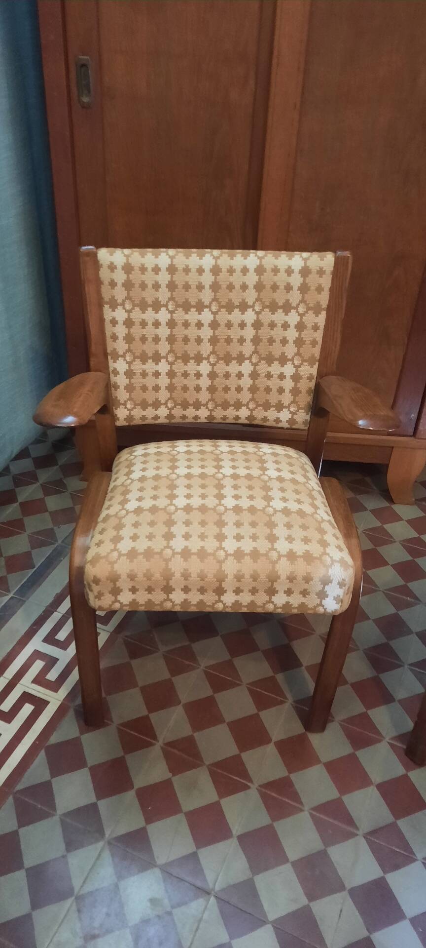 Pair of Bow Wood bridge armchairs