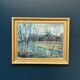 Swedish Oil on Canvas – “Obscured by Trees” by Hugo Carlberg