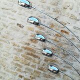 Chromium thrush floor lamp