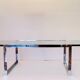 Table basse SM en acier miroir et verre KnollStudio – Design Shelton & Mind