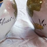 2 small ceramic water jugs from the Charentes region.
