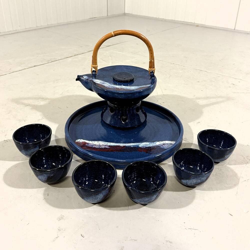 Pottery tea set Unica 1980’s