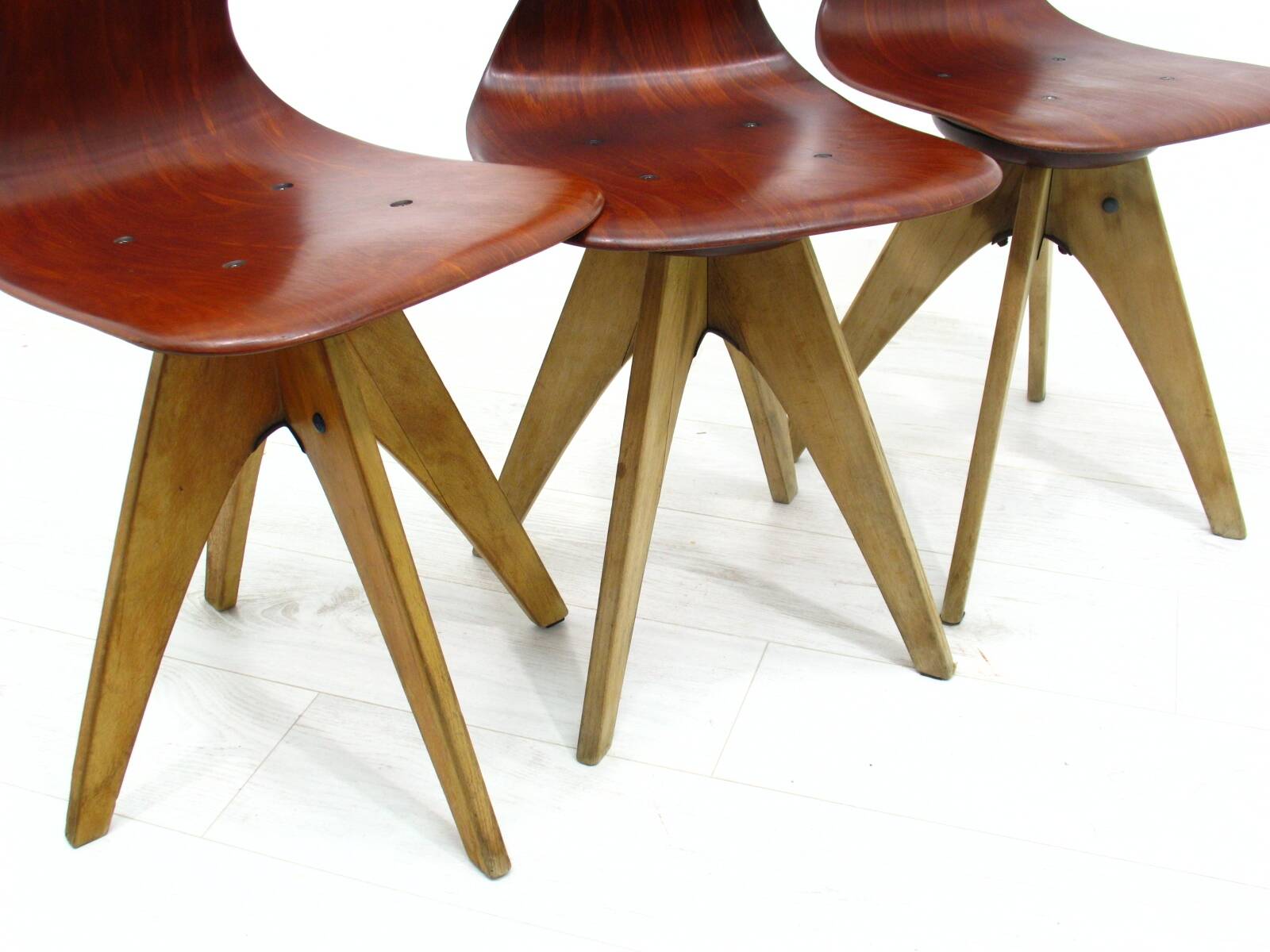 German Side Chair by A. Stegner for Flötotto, 1960s