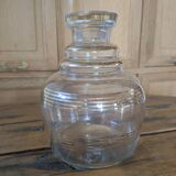 Vintage gold striped decanter