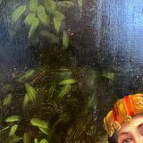 Orientalist painting the lemon merchant oil on panel nineteenth