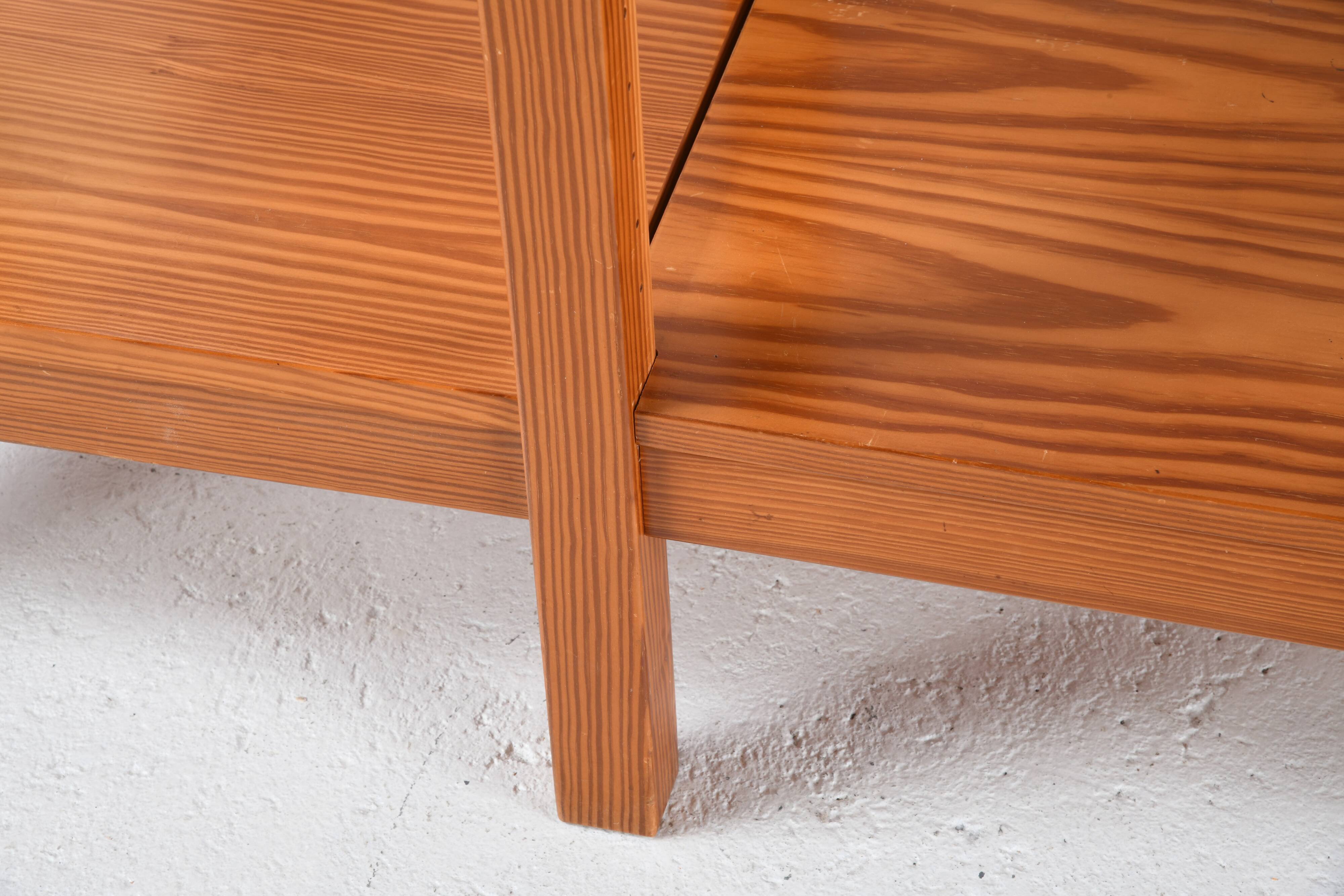 Pine bookshelf library