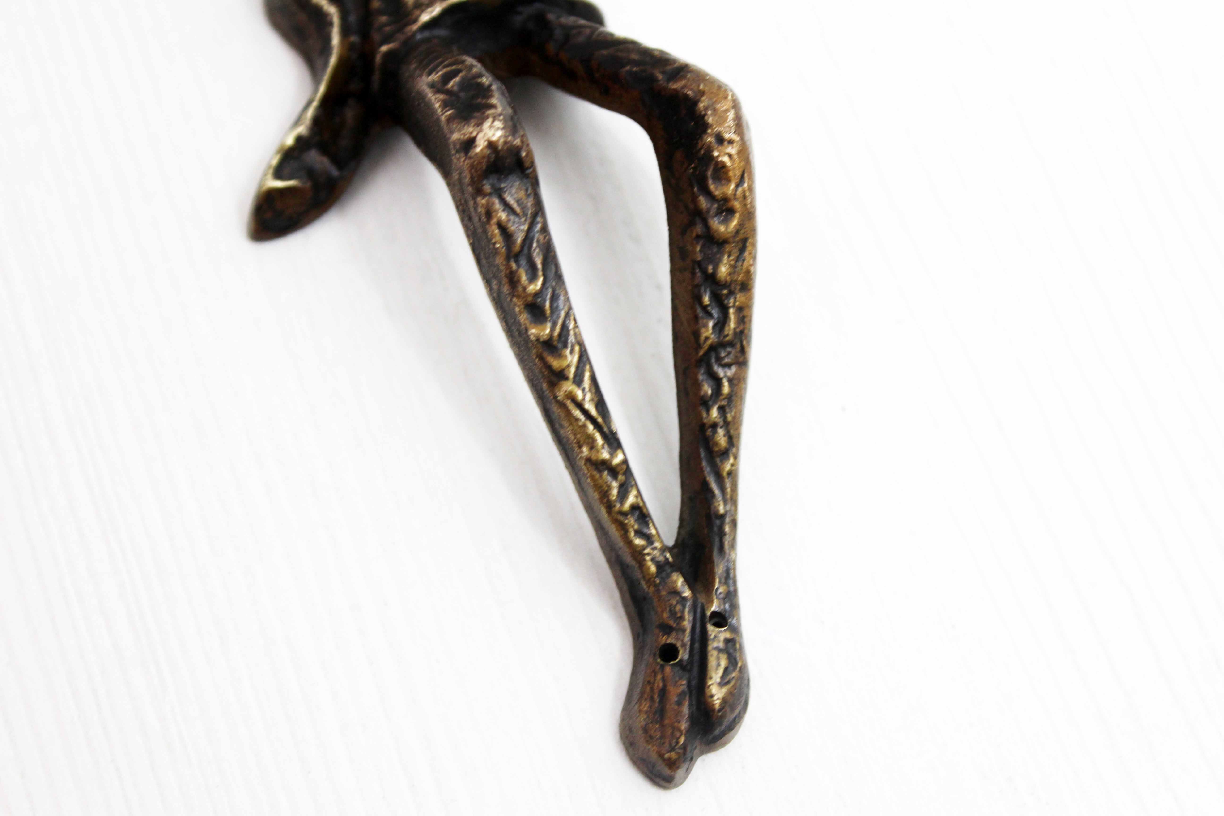 Modernist Christ in bronze
