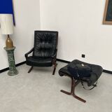 2 "Siesta" armchairs with their ottomans by Ingmar Relling, circa 1970