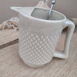 Sarreguemines ice cube pitcher