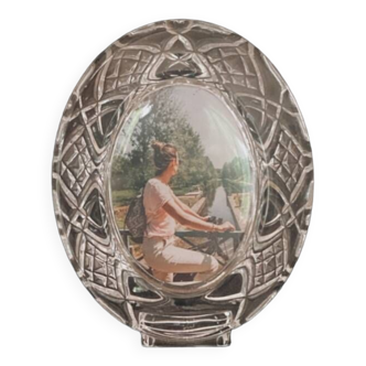 Cadre photo en cristal