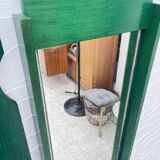 Pine coat rack and mirror