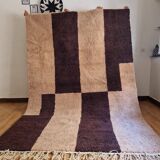Handmade traditional pure natural wool rug, size 170 x 250 cm