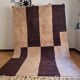 Tapis en laine pure naturelle fait main traditionnelle taille 170 x 250 cm