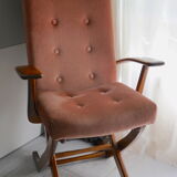 Reclining vintage armchair