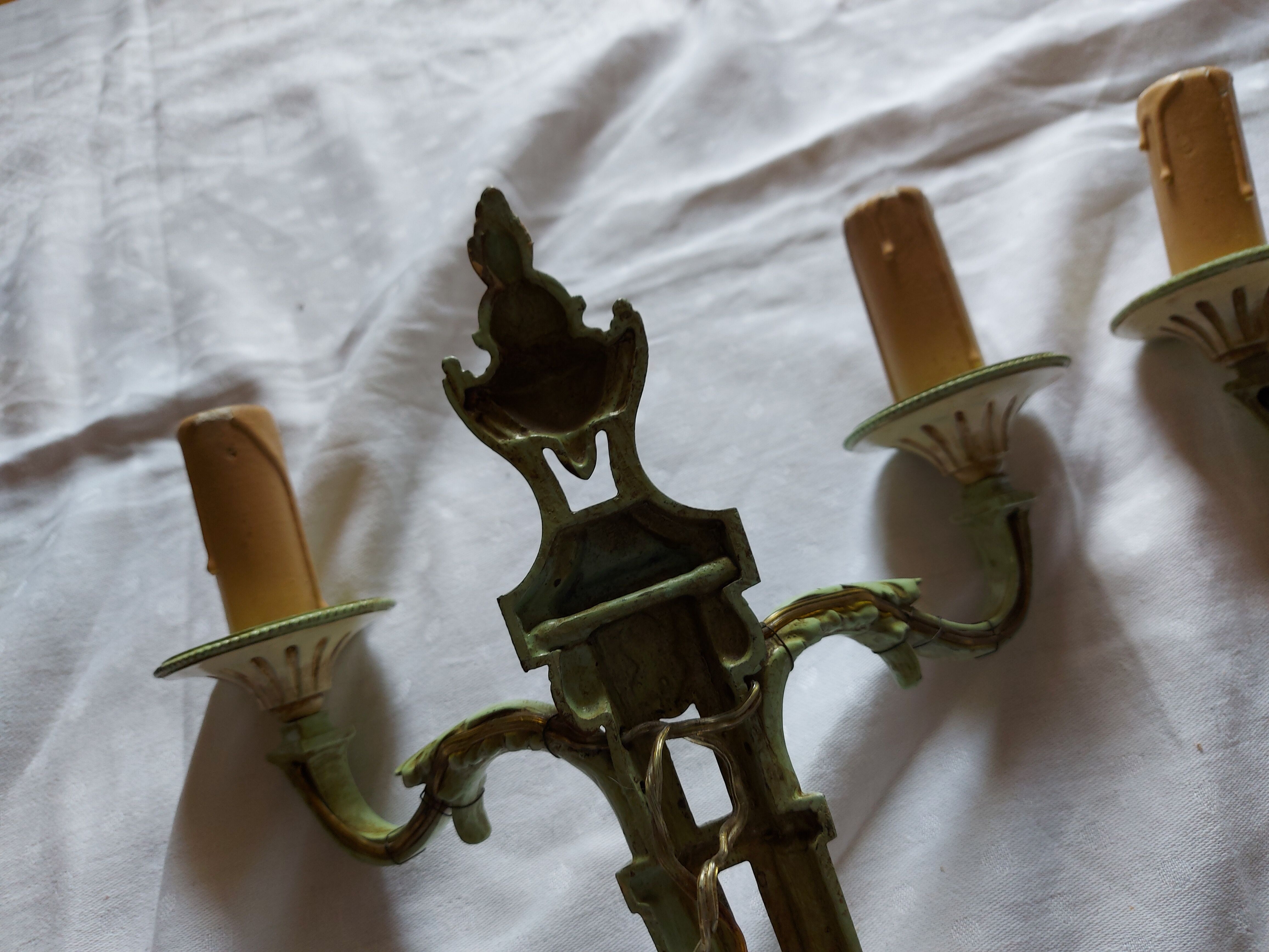 Paire d'appliques style Louis XVI