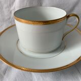 Jammet Seignolles Limoges porcelain and gold cup