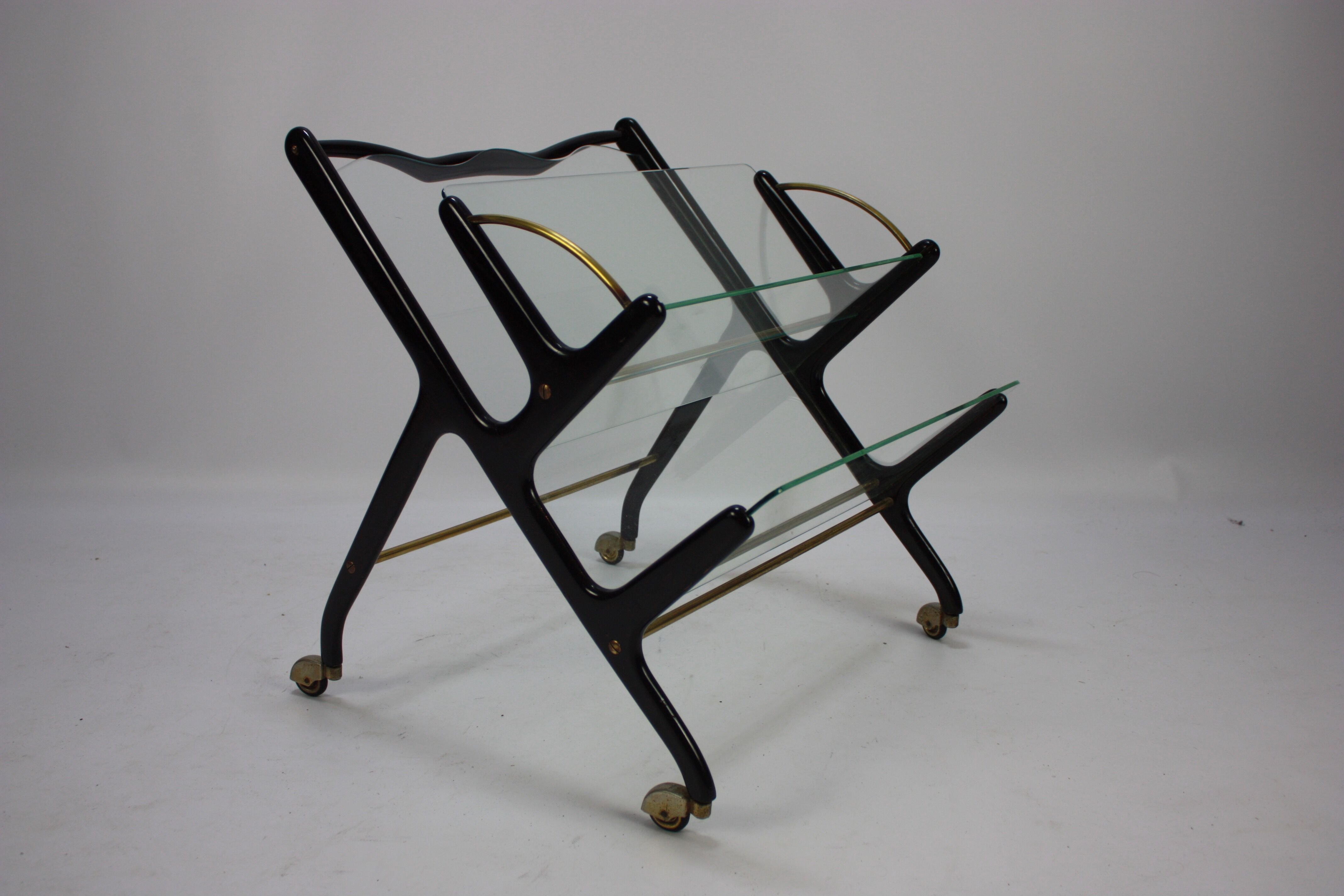 Italian magazine rack, 1950