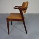 Rosewood and leather armchair from GM, 1960s