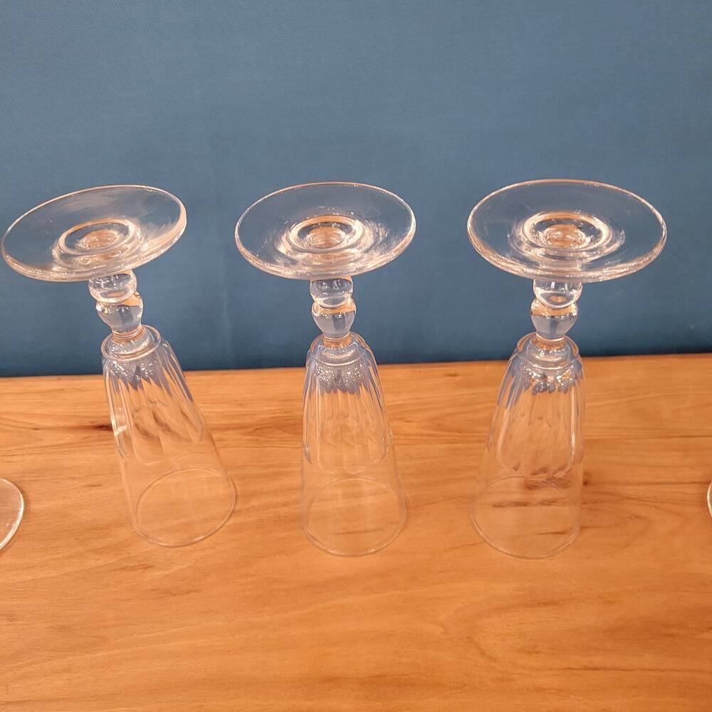 12 flûtes à champagne en cristal