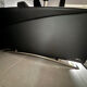 Black leather 3-seater sofa Roche Bobois