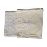 Embroidered pillowcases