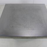 German design etched metal coffee table by Heinz Lilienthal