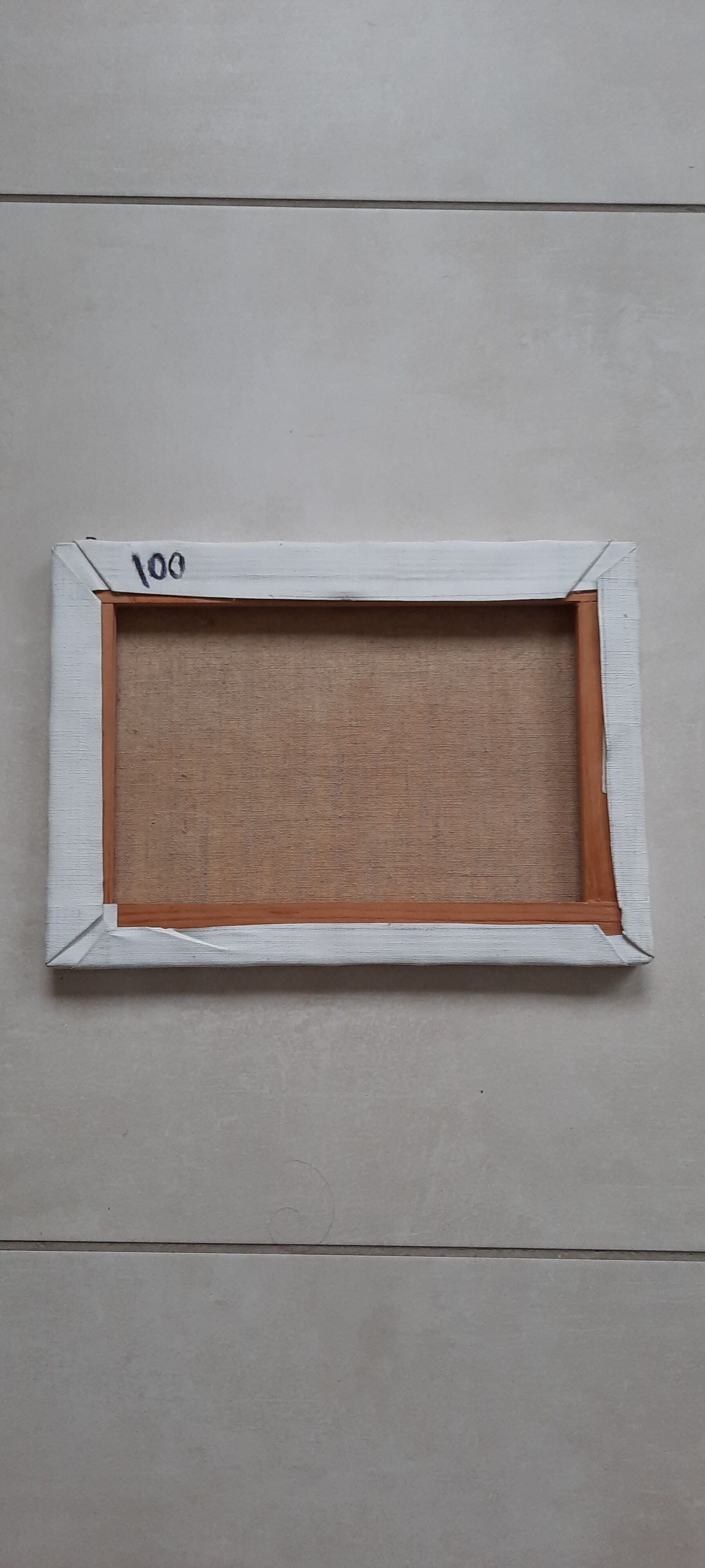 Field and wood painting