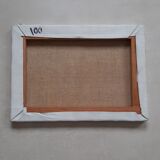 Field and wood painting