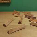 12 wooden knife doors