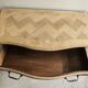 Louis XV style curved chest of drawers with 4 drawers in raw solid oak